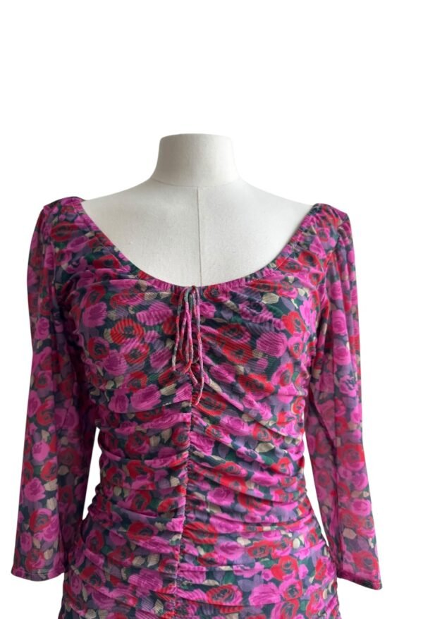 GANNI -  PRINTED FLORAL DRESS - Image 9